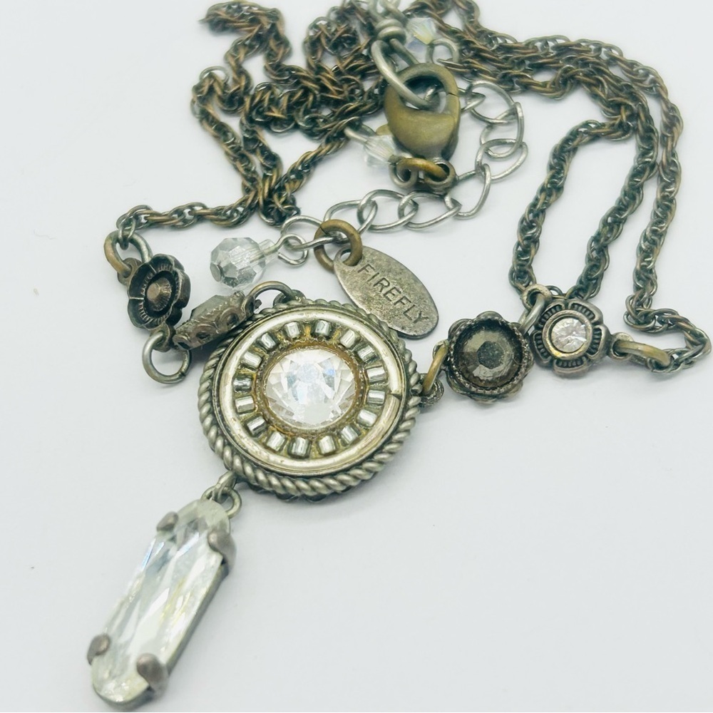 Firefly Crystal Drop Necklace
